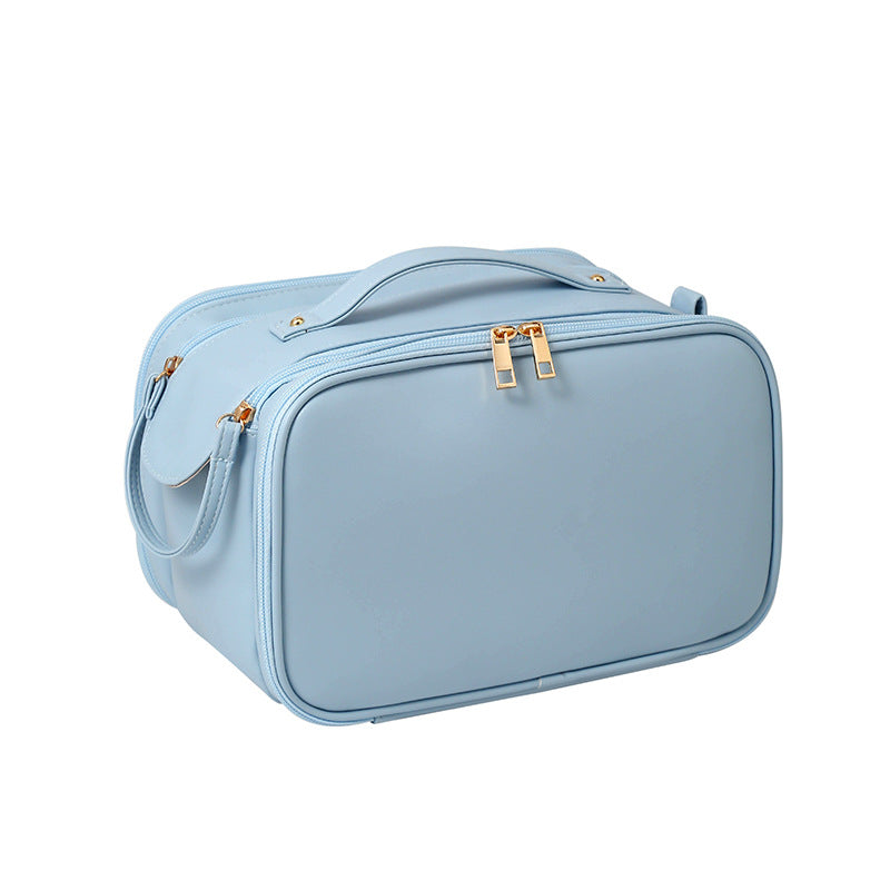 Women's Portable Large Capacity Wash Brush Storage Makeup Bag
