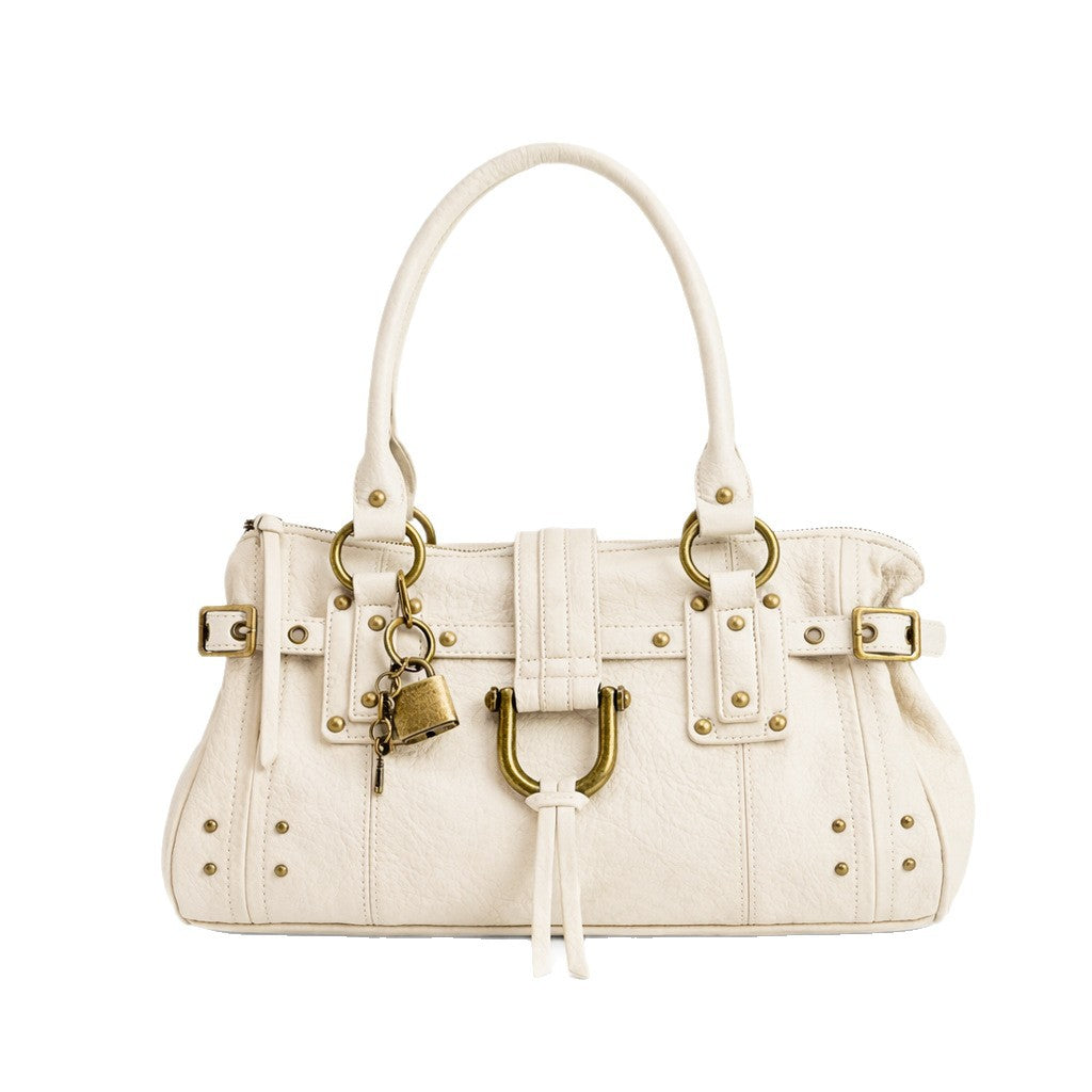 Women's Large Capacity Totes Design Vintage Rivet Tote Bag