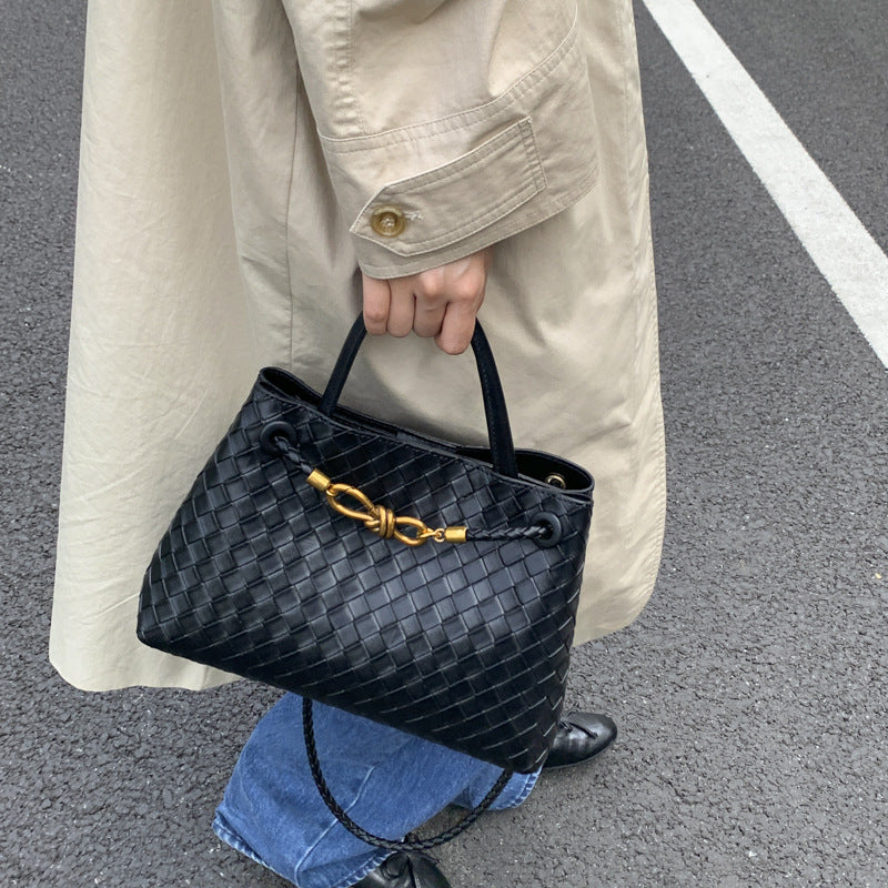 Women's Classic Fashion Large Capacity Trendy Solid Color Shoulder Bags