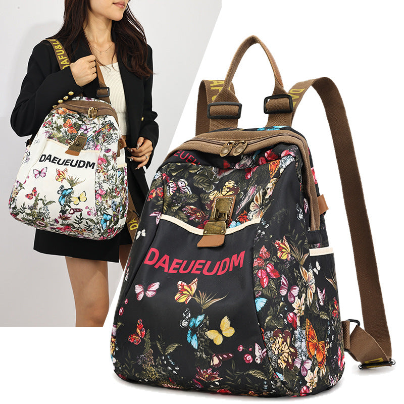 Women's Fashion Fashionable Large Capacity Lightweight Ethnic Women's Backpack