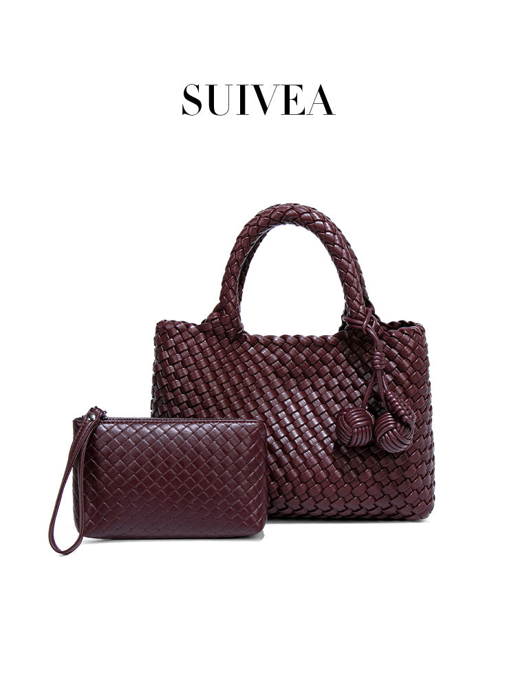 Women's Portable Vegetable Basket Personality Composite Woven Women's Handbag