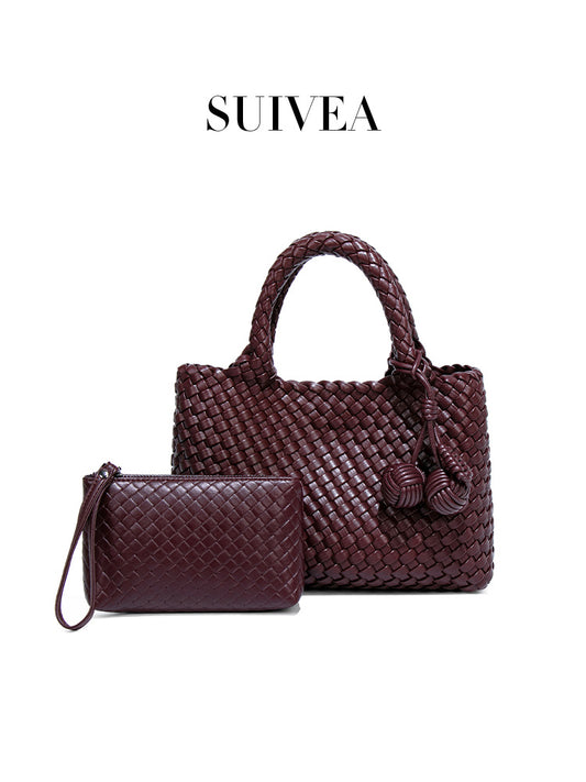 Women's Portable Vegetable Basket Personality Composite Woven Women's Handbag