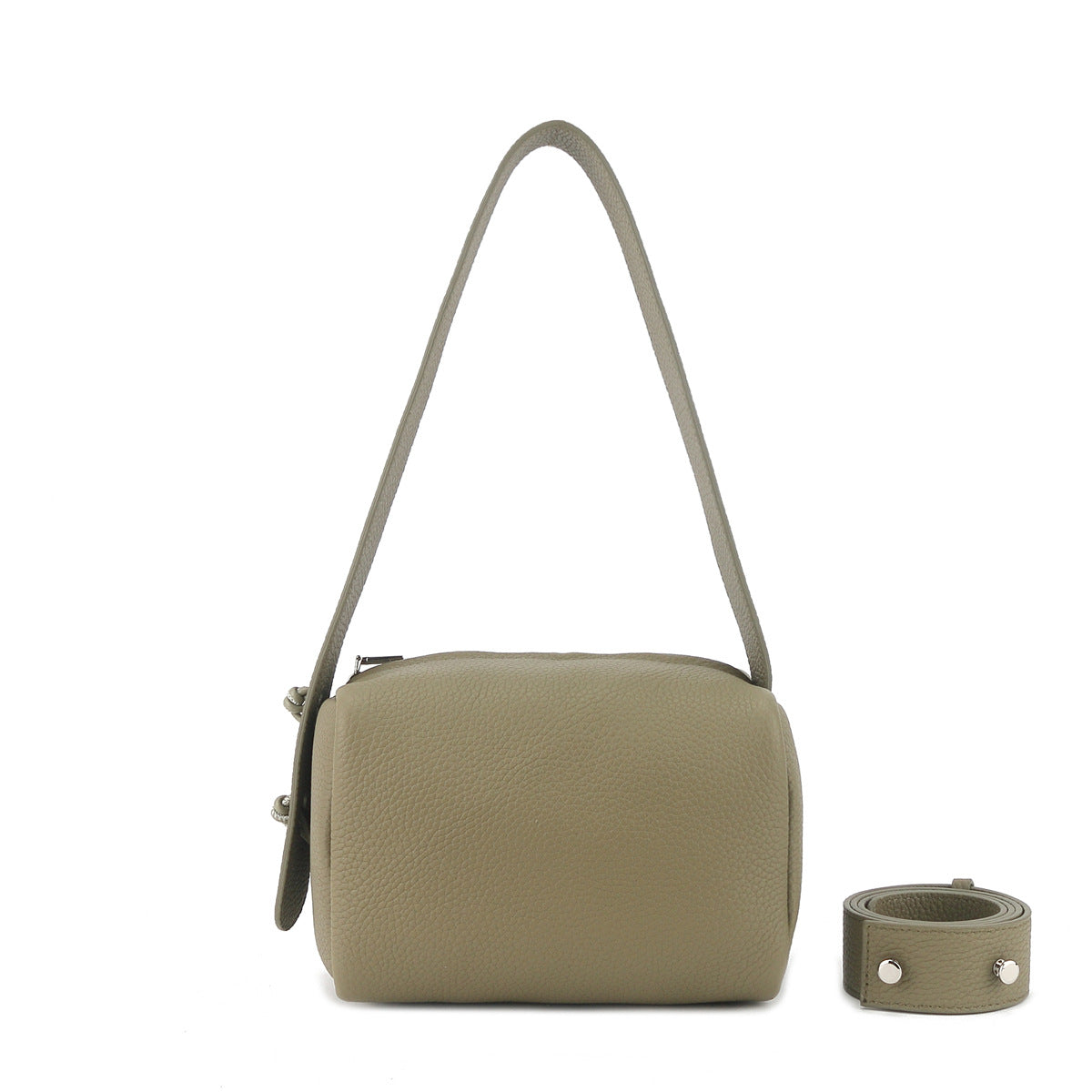 Women's Pillow High-grade First Layer Cowhide Underarm Women's Shoulder Bag