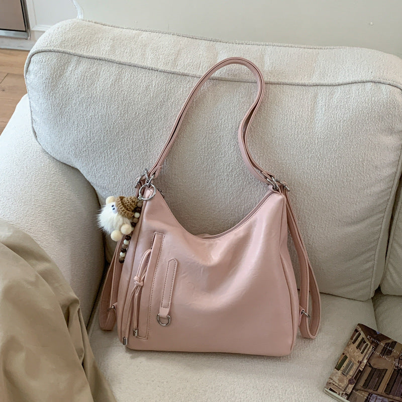 New Women's Commuter Retro Large Capacity Underarm Bag