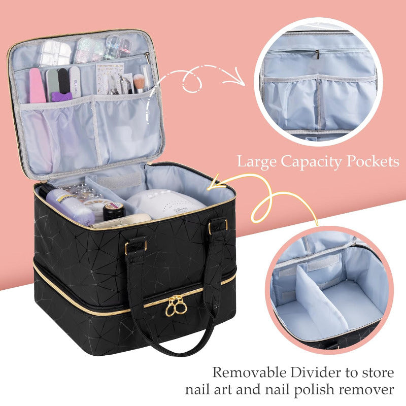 Nail Polish Storage Can Bottle Large Capacity High Sense Bags