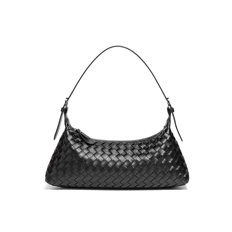 Women's Fashionable Hand-woven High-grade Dumpling Underarm Handbags