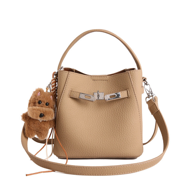 Women's Niche Vintage Fashion Versatile Commute Minimalist Bucket Bag