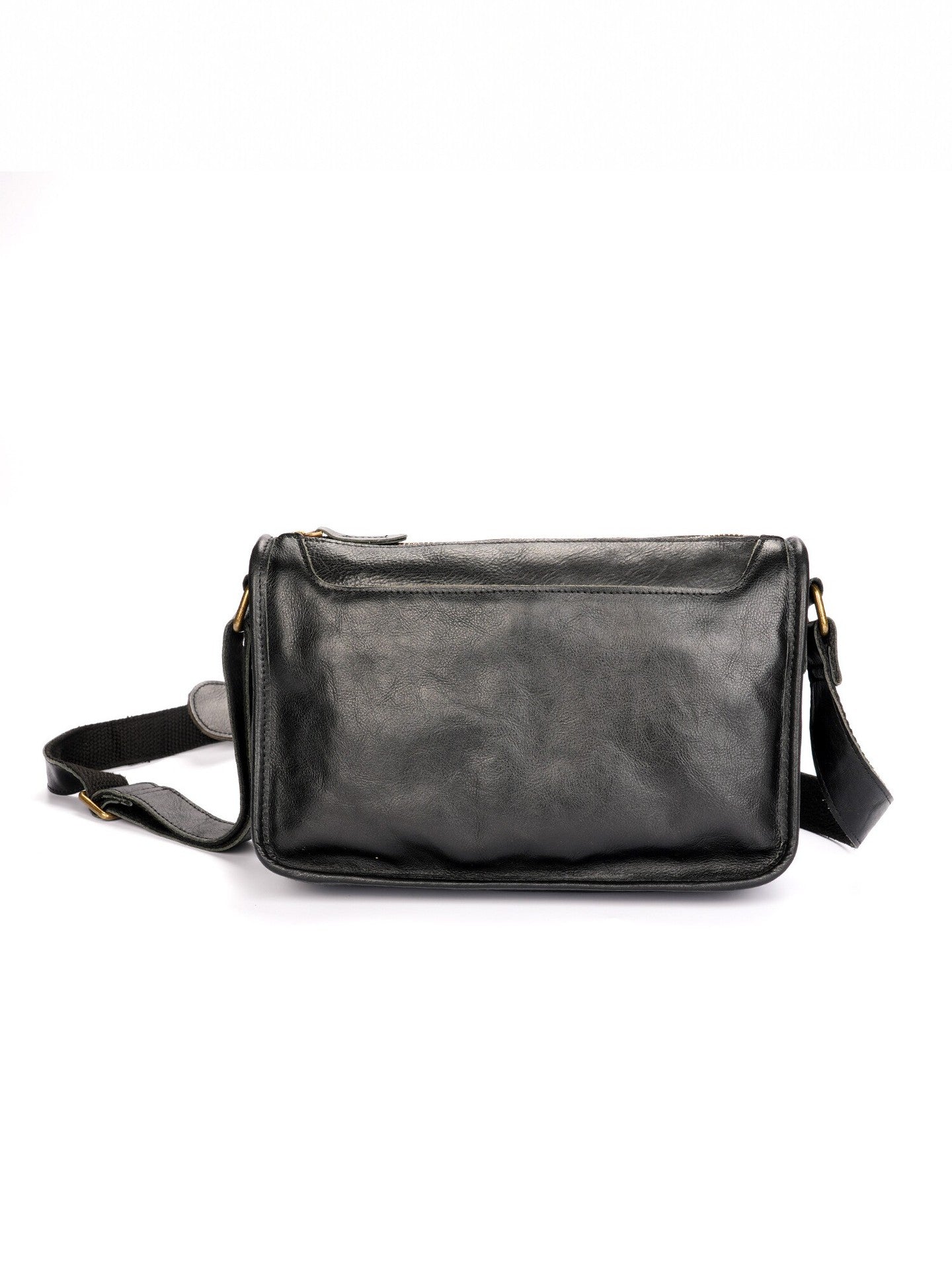 Men's Leather First Layer Cowhide Vintage Leisure Men's Messenger Bag
