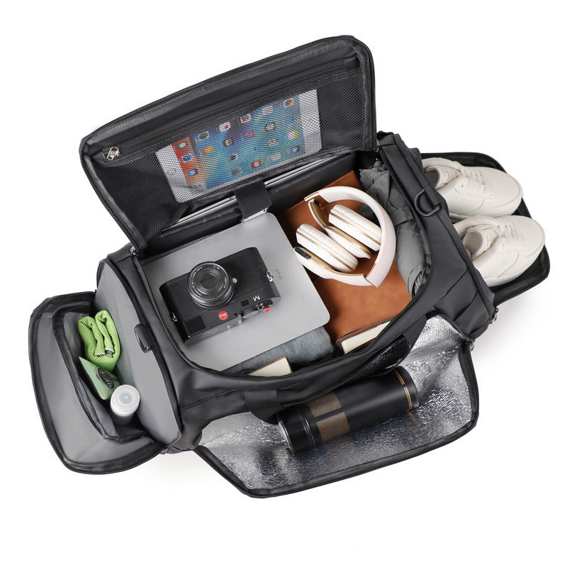 Men's Fitness Fashion Large Capacity Storage Dry Wet Separation Leisure Backpack