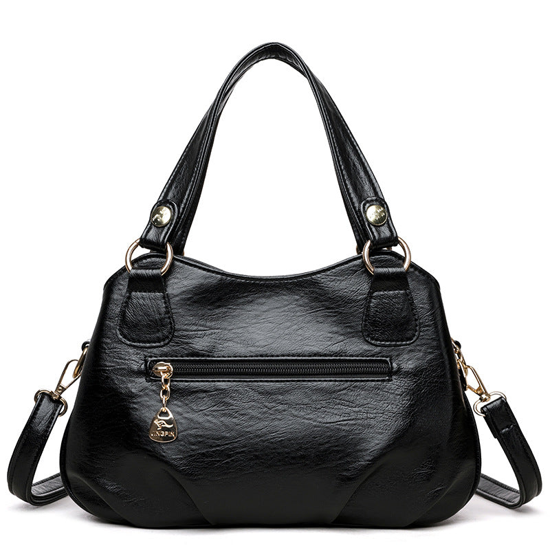 Women's Fashion Simple Popular Mom Portable Women's Handbag