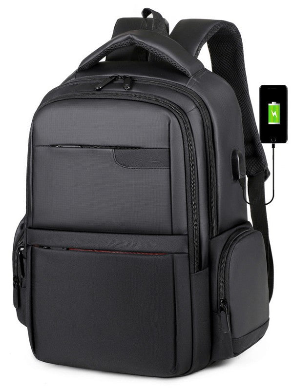 Men's Large Capacity Business Simple Western Style Multifunctional Backpacks