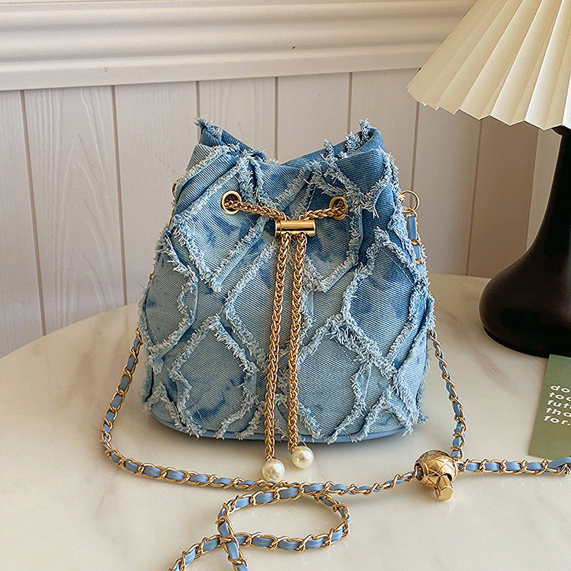 Popular Sweet Trendy Versatile Chain Fashion Rhombus Bags