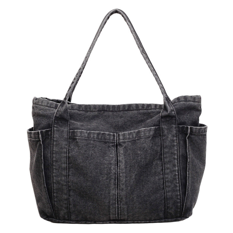 Large Capacity Retro Easy Matching Commuter Western Tote Bag