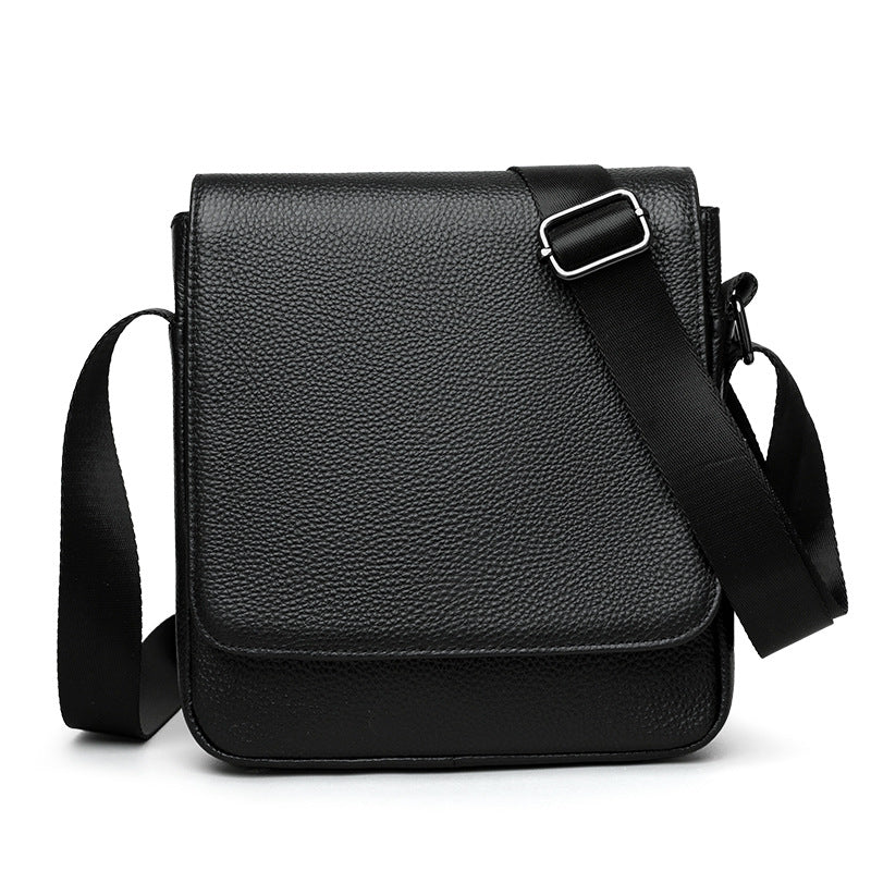 Men's Simple First Layer Cowhide Classic Popular Genuine Bags