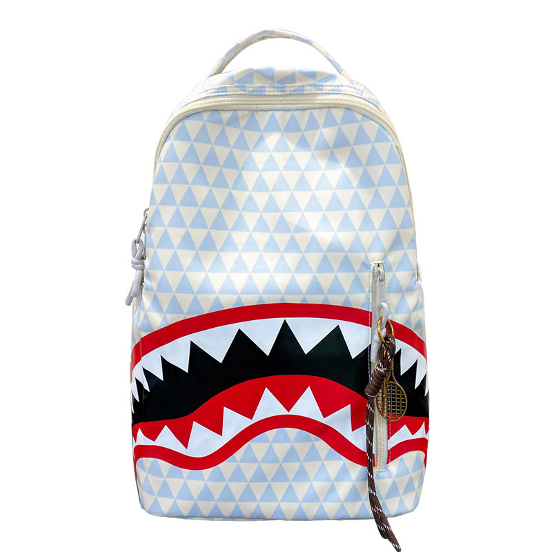 Capacity Personalized Shark Quirky Ideas Ugly Leisure Backpack