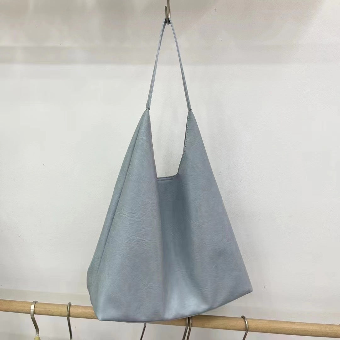 Women's Large Capacity Korean High-grade Trendy Commute Tote Bags