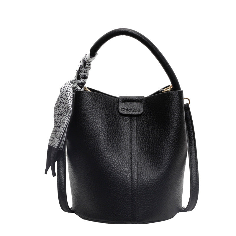 Women's High-grade Soft Leather Lychee Pattern Fashion Shoulder Bags