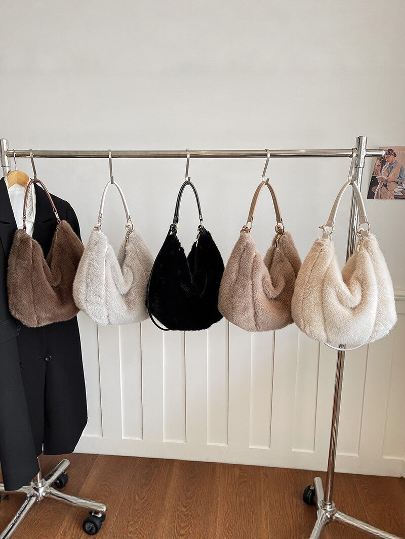 Slouchy New Women's Plush Korean Fashionable Bags