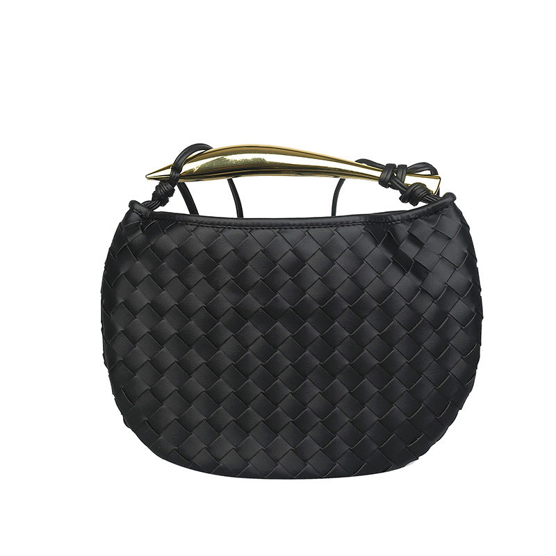 Women's Niche Sardine Hand-woven Textured Personality Chain Handbags