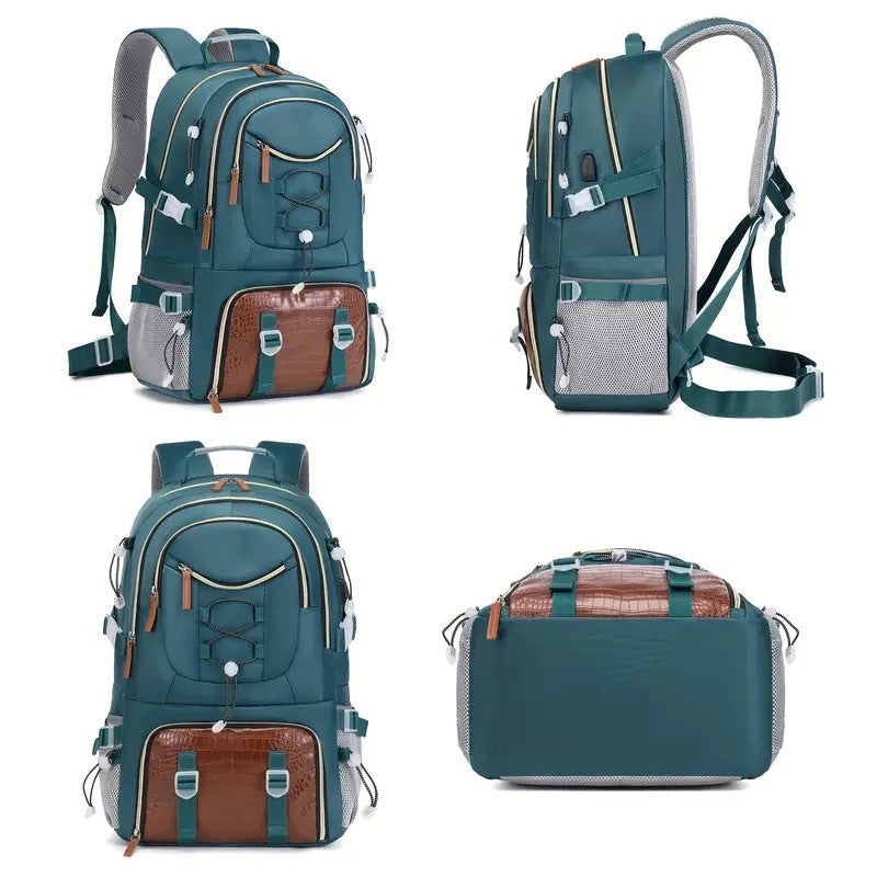 Good-looking Large Capacity High Sense Hiking Oxford Leisure Backpack