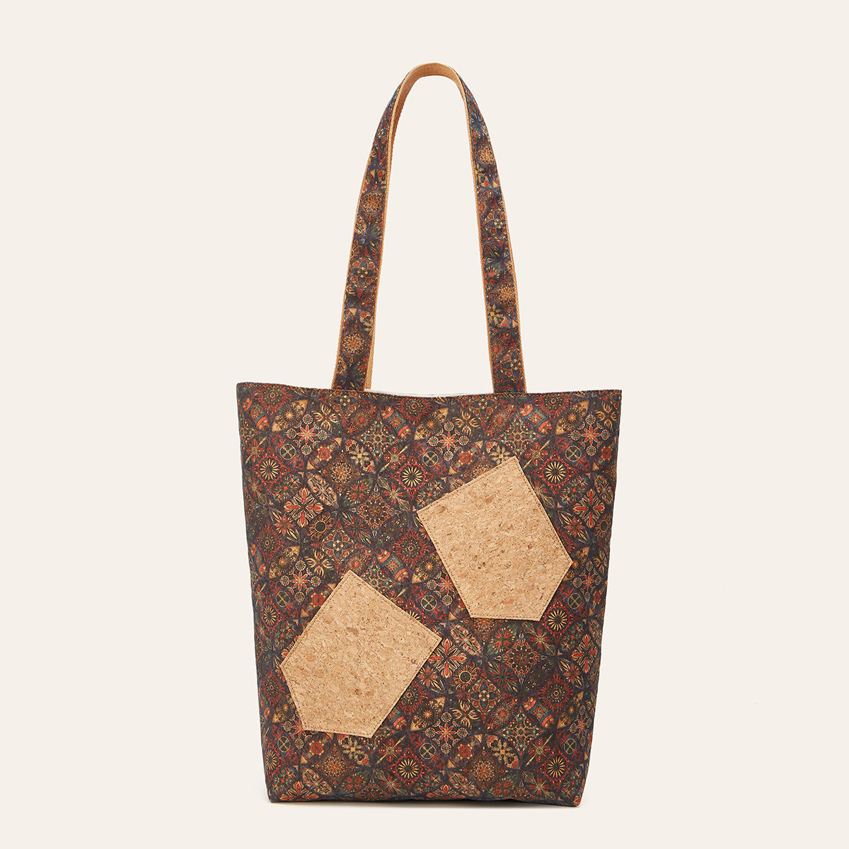 Fashion Retro Printed Cork Bohemian Commuter Women's Shoulder Bag