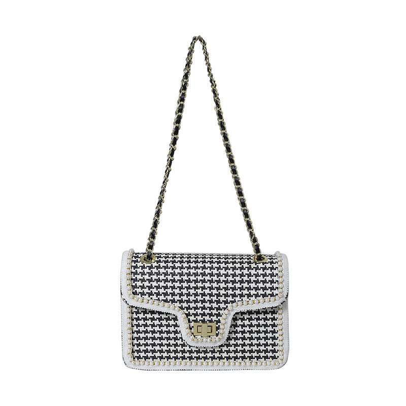 Women's Classic Style Knitted Chain Underarm Bags