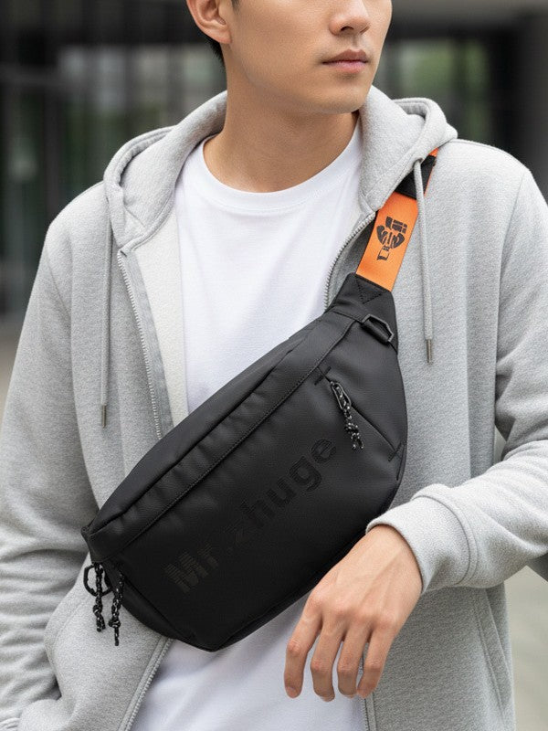 Men's Light Luxury Portable Large Capacity Function Men's Messenger Bag