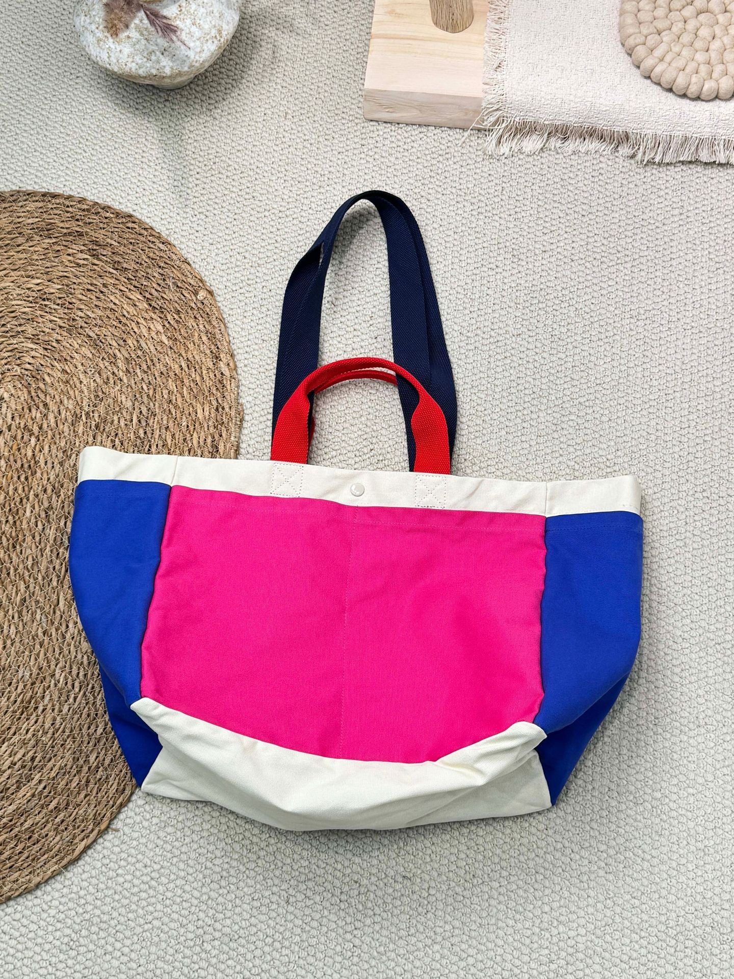 Women's Matching Canvas Large Capacity Commuter Fashion Mummy Fitness Women's Shoulder Bag