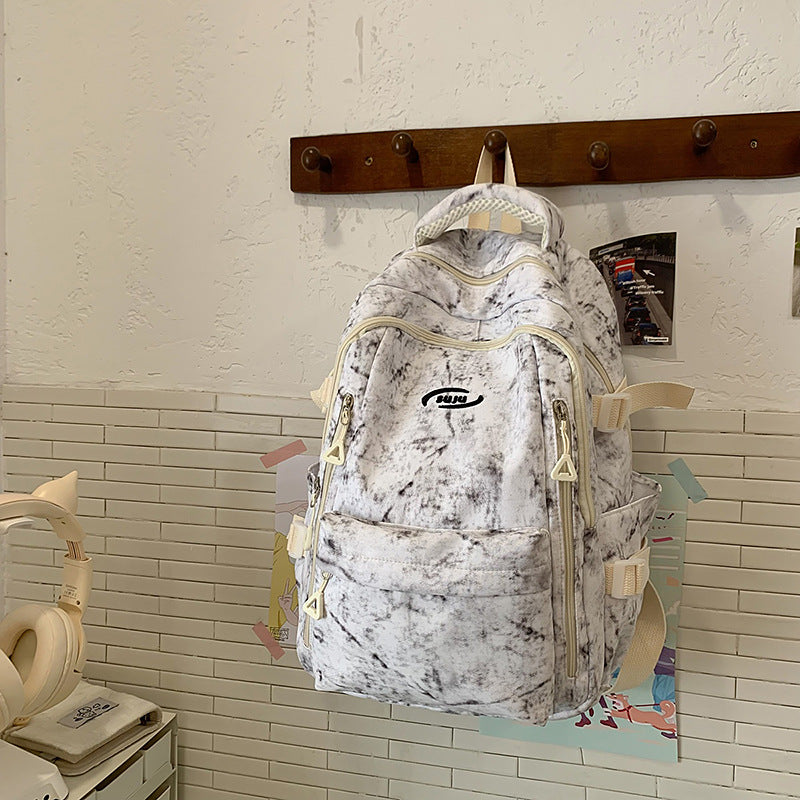 Capacity Campus Female Korean Junior High Simple Backpacks