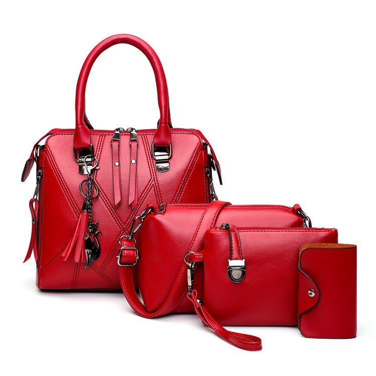 Women's Stitching Simple Large Capacity Portable Women's Handbag