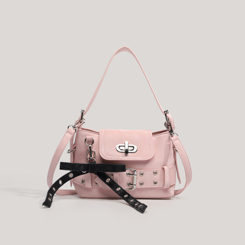 Design Bowknot Underarm Fashion Hot Motorcycle Women's Messenger Bag