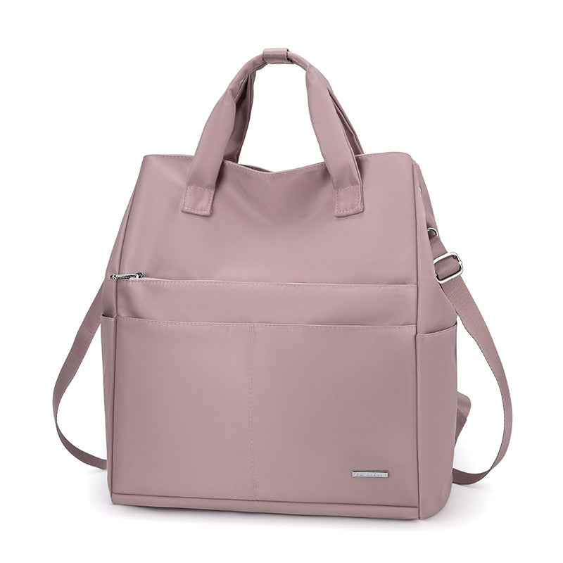 Large Capacity Nylon Canvas Class Commuter Computer Women's Backpack