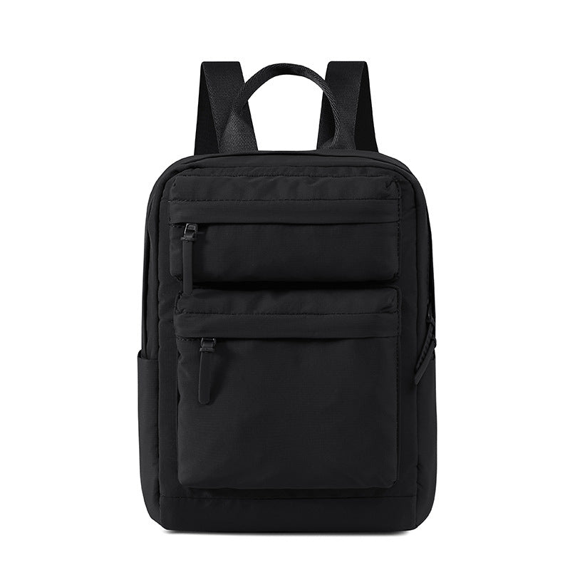 Capacity Pleated Solid Color Campus Computer Simple Junior Bags