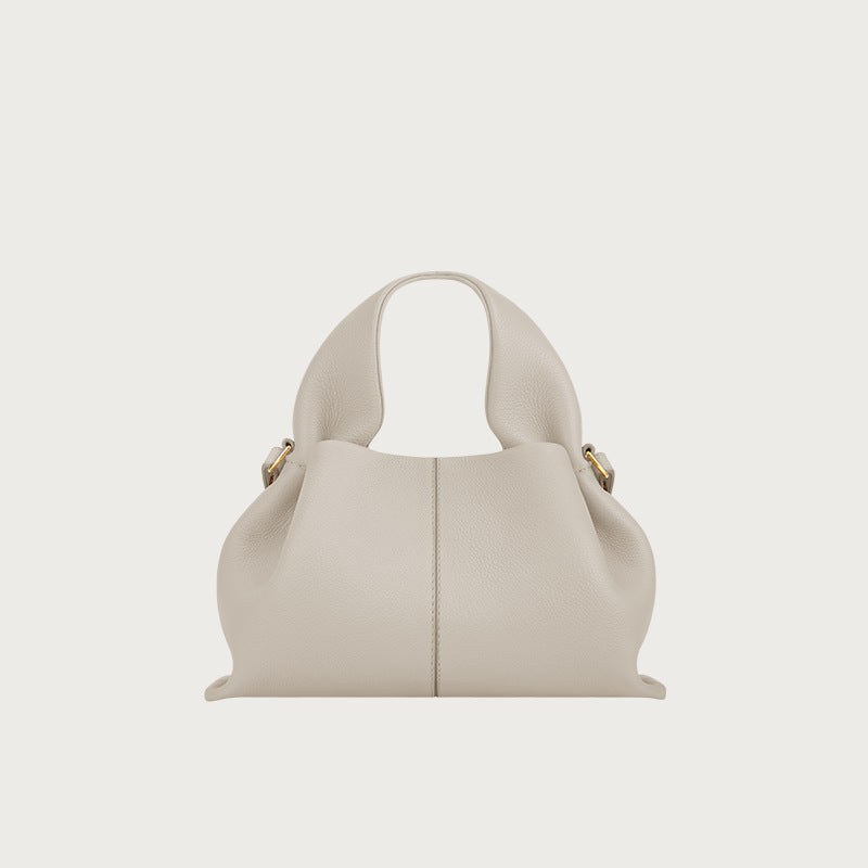 Pauline Cloud French Cowhide Design Dumpling Portable Women's Messenger Bag