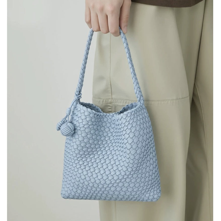 Medium Pretty Woven Large Capacity Commuter Burst Shoulder Bags