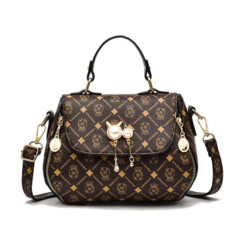 Comfortable Female Lady Fashion Tide Round Women's Shoulder Bag