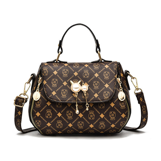 Comfortable Female Lady Fashion Tide Round Women's Shoulder Bag