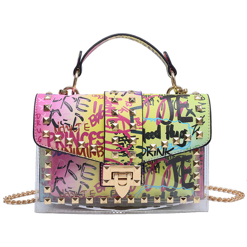 Iti Transparent Jelly Summer Korean Fashion Women's Shoulder Bag