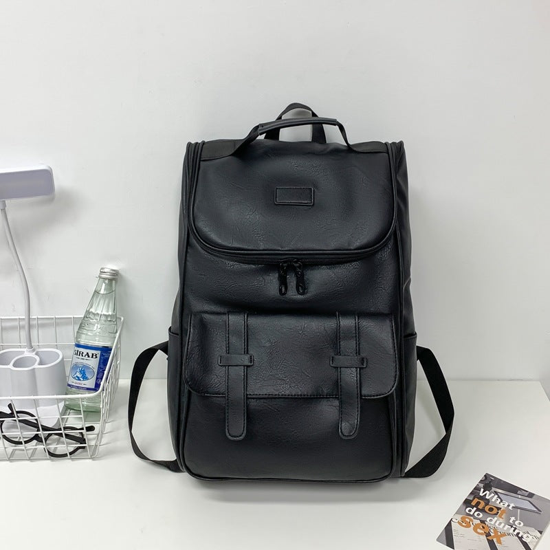 Men's Trendy Large Capacity Simplicity College Style Leisure Backpack
