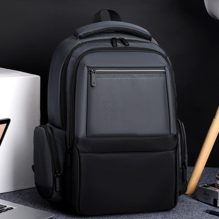 Men's Fashion Simple Business Large Capacity Computer Leisure Backpack