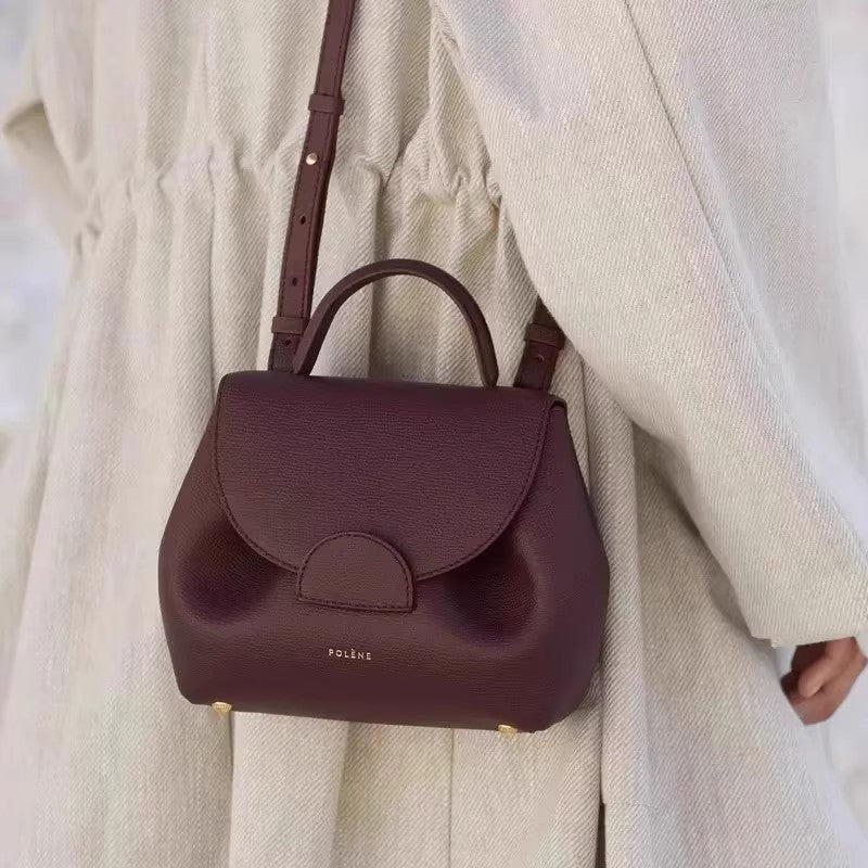 Cool Women's Smiling Face Leather Advanced Women's Messenger Bag