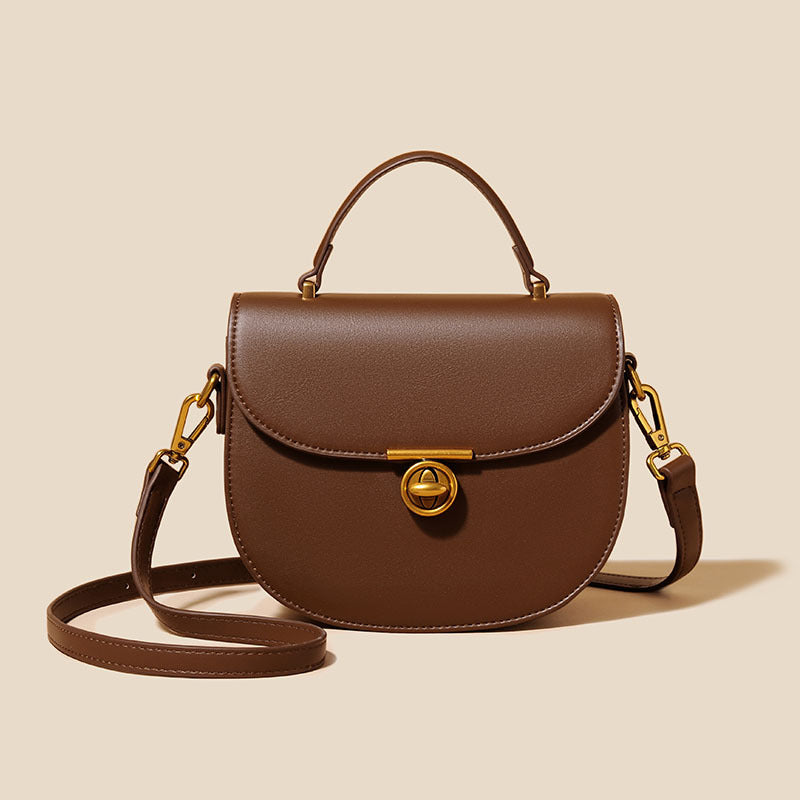 Vintage Saddle Female Commuter High Sense Women's Messenger Bag