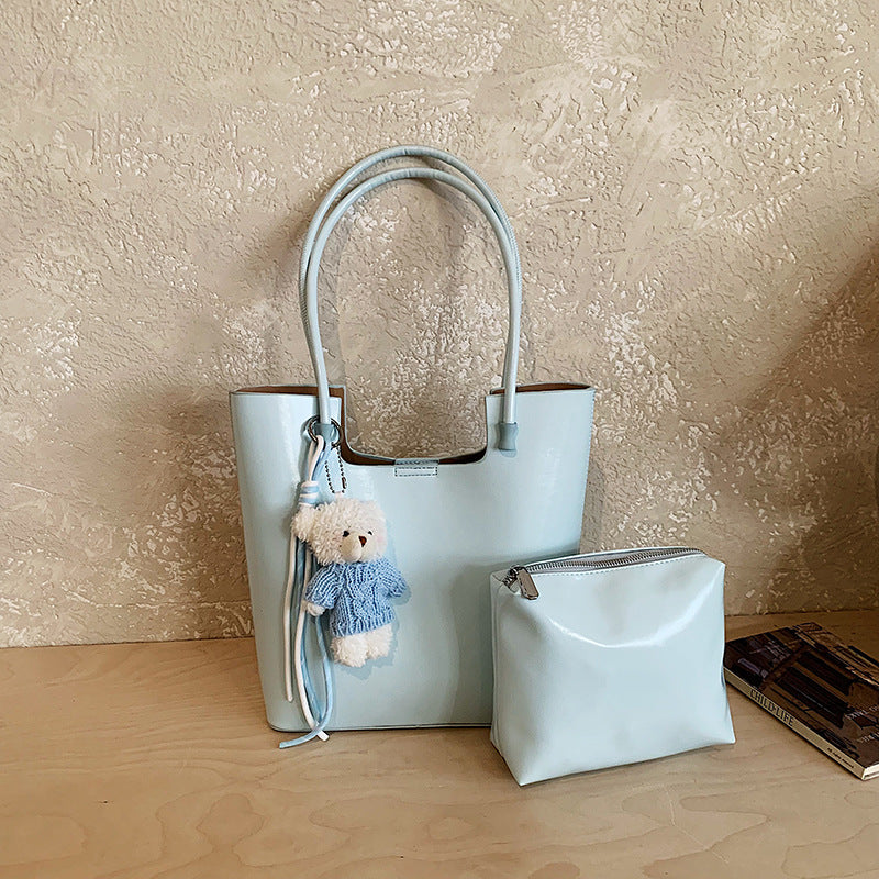 Women's Large Capacity Korean High-grade Fashion Commuter Retro Women's Shoulder Bag