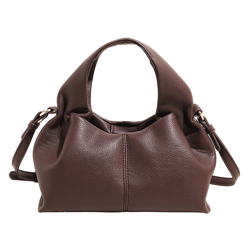 Fashion Lady Cloud Dumpling Popular Portable Niche Design Women's Messenger Bag