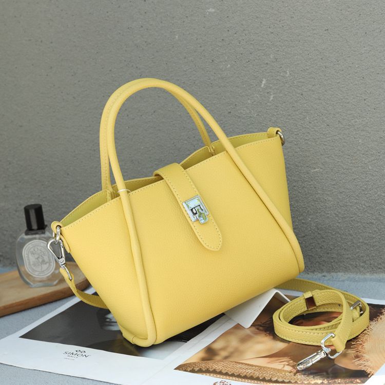 Leather Female Lady Commuter Mother Elegant Bucket Bag