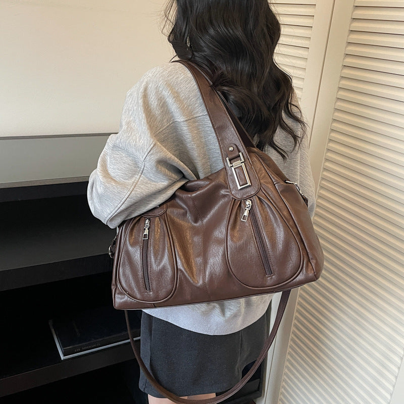 Women's Retro Style Underarm Large Capacity Bags