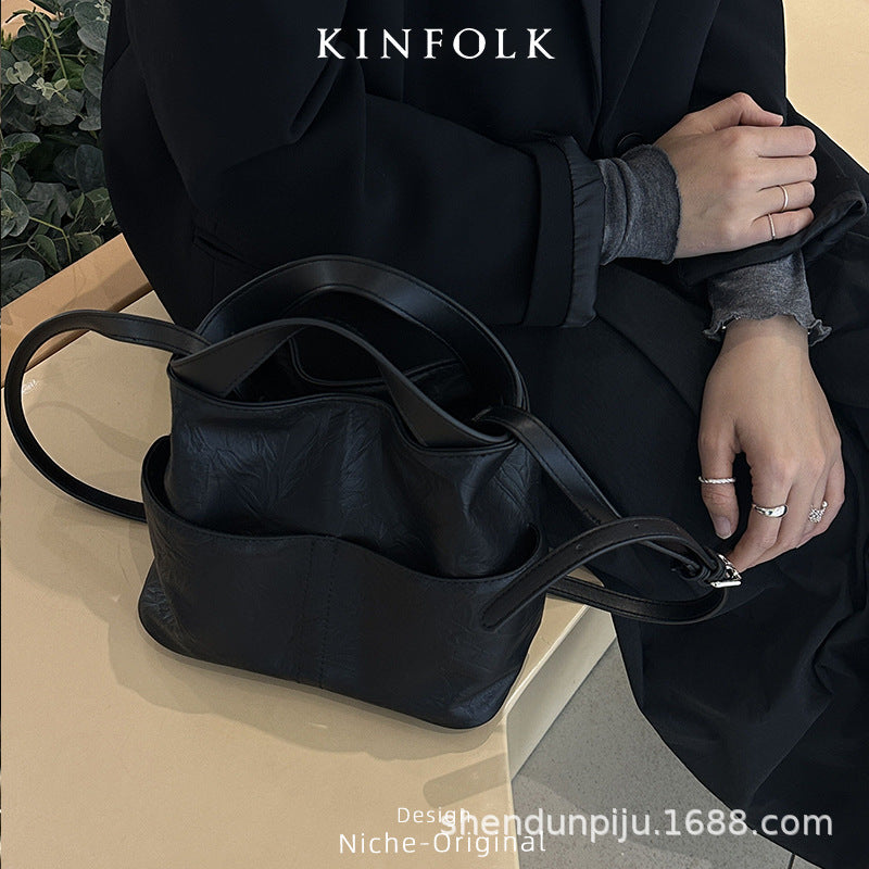 Creative Early Springtide Personalized Clutch Pattern Bucket Bag