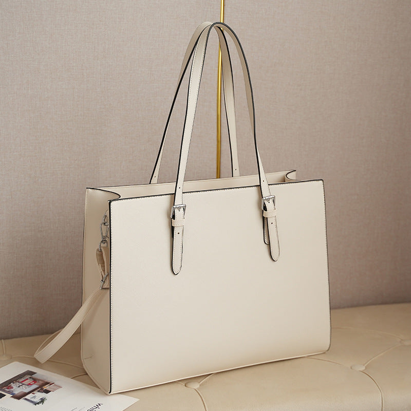 Women's Cross Pattern Large Temperament Wild Women's Handbag