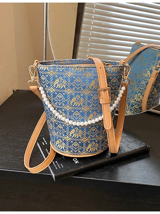 Women's Jin Fashion National Tide Fresh Air Culture Chinese Bucket Bag