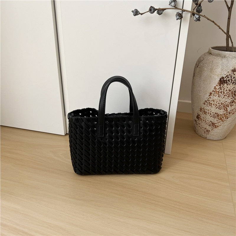 Cabinet High-grade Hand-woven Vegetable Basket Fashion Handbags
